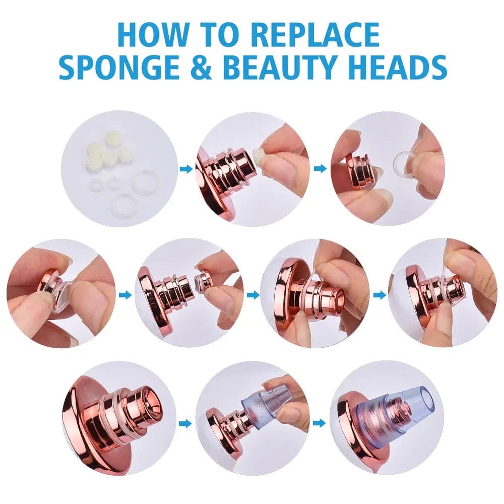 Bubble Black Head Remover, Vacuum Pore Cleaner, Acne Cleanser, Black Spots Removal, Face Nose Deep Cleaning Tools, Pimple Pore Cleansing Device, Beauty Skin Care Tool, 5 Sensors USB Rechargeable Blackhead Vacuum Cleaner Kit for Women and Men Bubble Black Head Remover, Vacuum Pore Cleaner, Acne Cleanser, Black Spots Removal, Face Nose Deep Cleaning Tools, Pimple Pore Cleansing Device, Beauty Skin Care Tool, 5 Sensors USB Rechargeable Blackhead Vacuum Cleaner Kit for Women and Men